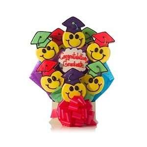 Graduation Smiles Cookie Bouquet  Grocery & Gourmet Food