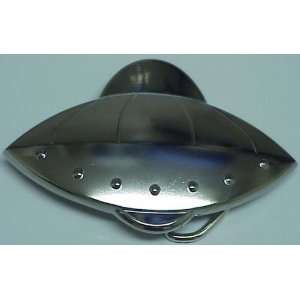  UFO Saucer Metal Belt Buckle (Brand New) 