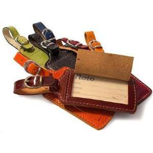  Floto Imports 211 Leather Luggage Tag Color: Vecchio Brown 