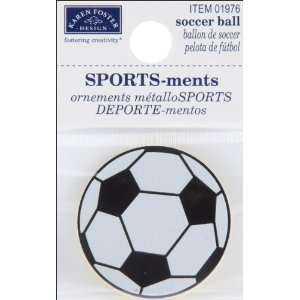  Soccer Sport Ments Metal Embellishment Soccer Ball
