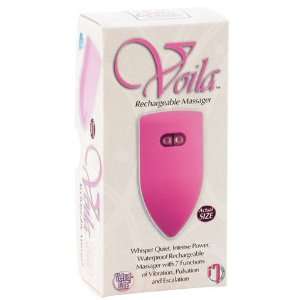 Voila rechargeable massager   pink: Health & Personal Care
