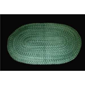 Braided Rugs Ovals 2x8   Green