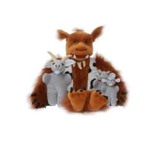  Three Billy Goats Gruff Story Set Finger Puppets Toys 