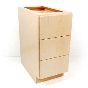   Vontz MDV3 1221 12 All Wood 3 Drawer Base Cabinet Finish Maple Baby