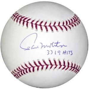 Paul Molitor Signed Ball   Rawlings Official 3319 Hits 3000 Hit Club 