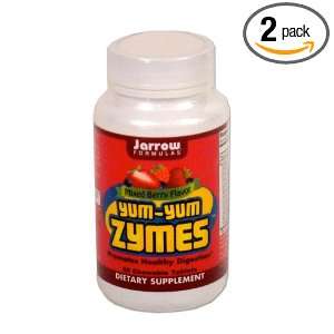 Jarrow Formulas Yum Yum Zymes, 60 Chewable Tablets (Pack 