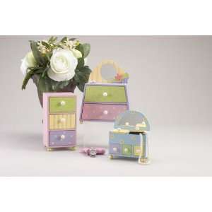  Delton Products Painted Wooden Mini Jewelry Box 