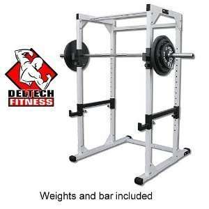  Power Rack & Olympic 300 Lbs Set: Sports & Outdoors