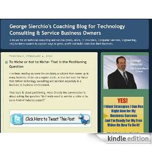   Consulting & Service Business Owner Kindle Store George Sierchio