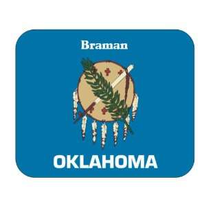  US State Flag   Braman, Oklahoma (OK) Mouse Pad 