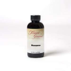 Flavors Gourmet Banana Flavor 4oz. Grocery & Gourmet Food