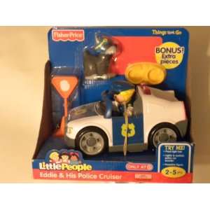  Little People: Eddie & His Police Cruiser: Toys & Games