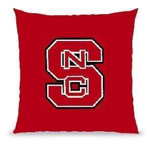  North Carolina State Wolfpack 16x16 Suede Cover Pillow 