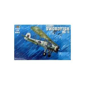  Fairey Swordfish Mk Ii Wwii Biplane 1 32 Trumpeter Toys & Games