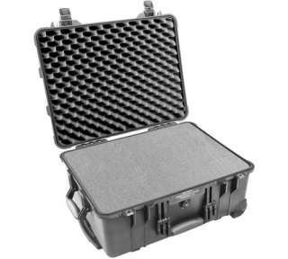 Pelican 1560 Case – Black   With Wheels and Handle  