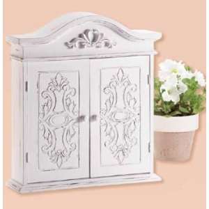  White Wood Curio Cabinet