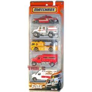  2010 2011 MATCHBOX 5 PACK, FIRE cars #9: Ford Crown 