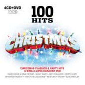 100 HITS   CHRISTMAS 4 CDS + KARAOKE DVD BOX SET NEW  