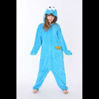Cookie Monster Kigurumi Costume Pajamas  