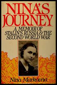 RARE Russian WWII German Exile Markovna Bio Signed Book  