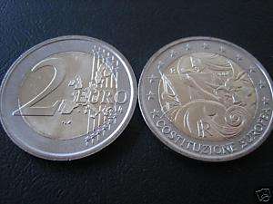 ITALIEN 2 EURO MÜNZE 2005 BU COSTITUZIONE EUROPEA  