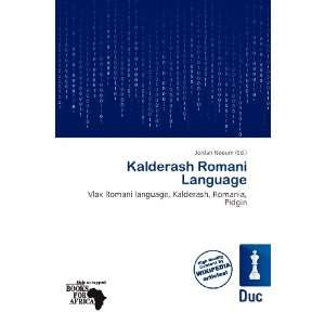    Kalderash Romani Language (9786200900760): Jordan Naoum: Books