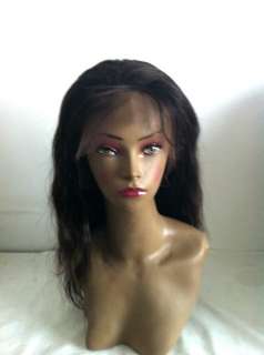   Brazilian Virgin Naturally Straight Or Wavy Human Hair Wig 16  