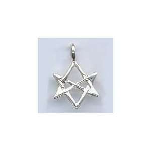  Witch Jewelry Protection Symbol Unicursal Hexagram Aleister 