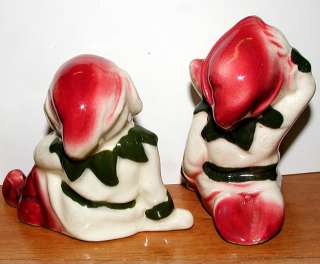 Vintage California Pottery Elf Elves/Pixies Figurines  