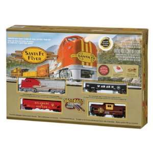  Bachmann HO Santa Fe Flyer Electric Train Set Toys 