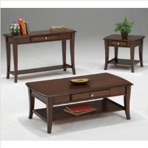   Bernards 8608 Broadway 3 Piece Table Set in Cherry: Furniture & Decor