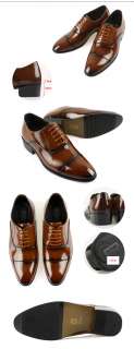 New Mens Dress Shoes Oxfords Black/Brown 013 US SIZE  