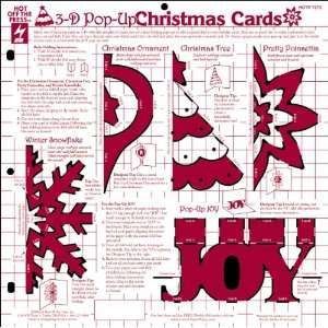  Template 12x12: 3 D Pop Up Christmas Cards: Electronics