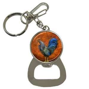   Violano Bottle Opener Keychain Rooster Chicken Bird