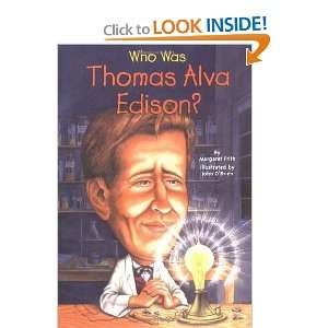    Who Was Thomas Alva Edison? [Paperback] Margaret Frith Books