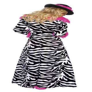  zebra print Pimp costume Set. Includes zipper front jacket robe 