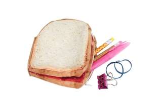   Peanuts Butter & Jelly Sandwich Zipper Pouch Bag 819401022296  