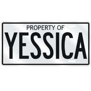  NEW  PROPERTY OF YESSICA  LICENSE PLATE SIGN NAME: Home 