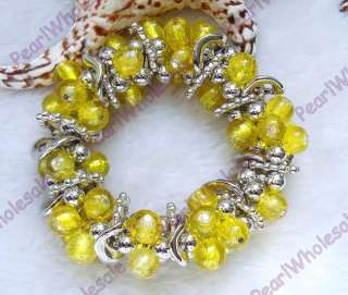 WOW! 6X Mix handwork Lampwork Glass bracelet P&P FREE  