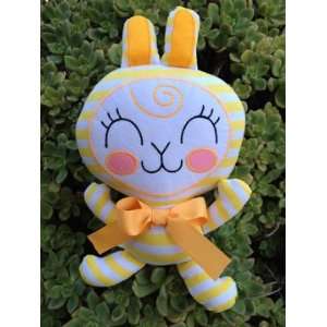  : Lemon Drop Yellow Easter Bunny Designer Plush Rabbit: Toys & Games
