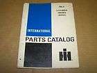 a1401) International Parts Manual 3 Cyl Diesel Engines