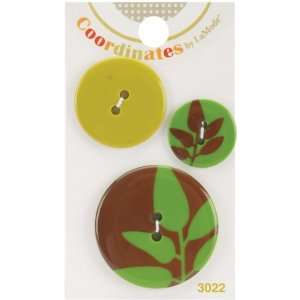  LaMode Coordinates Buttons Green Silhouette