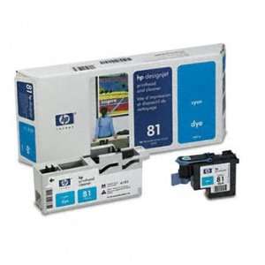  C4951A (HP81) Printhead & Cleaner, Cyan Electronics