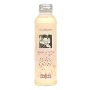   Floral Scented Massage Oil, White Ginger 4o .: Health & Personal Care
