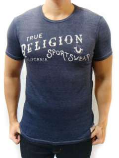 NWT TRUE RELIGION Brand Jeans Mens Pops Saloon Tri blend Sport SS Tee 