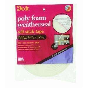   it Open Cell Poly Foam Sponge Weatherstrip, 3/4X1/4X17 WEATHER STRIP
