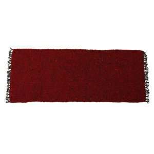  Studio at Red Top Ranch Hand Woven Wool Rug Red 16x41 