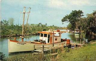 JEAN MARIE SHRIMP BOAT LOUISIANA BAYOU 1959 T82405  