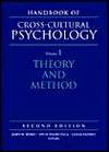 Handbook of Cross Cultural Psychology Volume 1, Theory and Method 