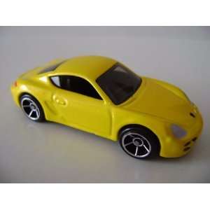  Hot Wheels Yellow Porsche Cayman 1:87 Scale in Collectors 